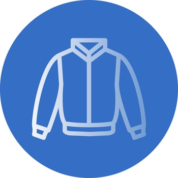 Varsity Jacket Vector Icon Design
