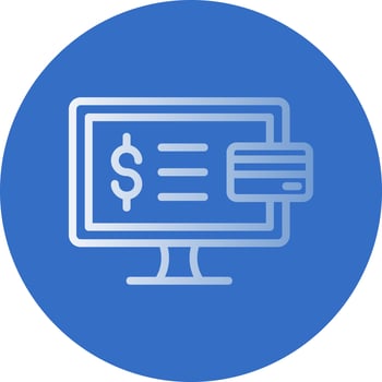 Online Payment Vector Icon Design