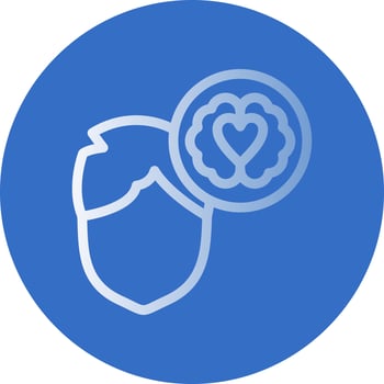 Emotional intelligence Vector Icon Design