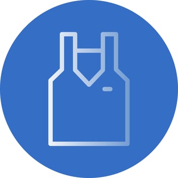 Tank Top Vector Icon Design
