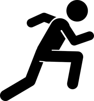 JUMP, Squat, RUN, PREPARE, RUN COMPETITION, LONG JUMP RACE vector
