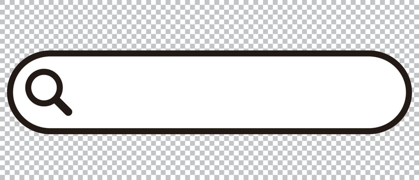 Some search box icon in the input field. Simple vector. vector