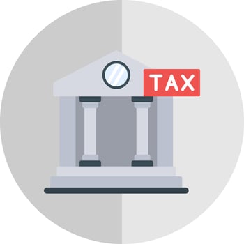 Tax Office Vector Icon Design