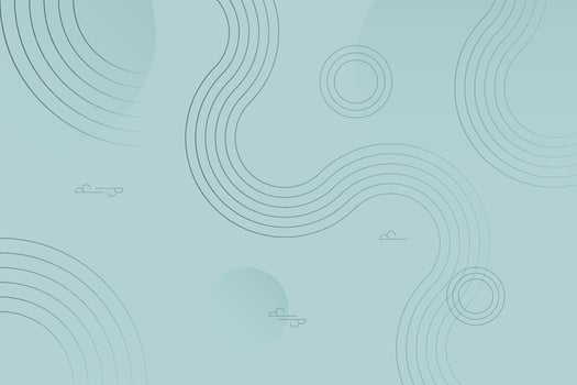 Abstract trendy background design with subtle lines and circles shapes in minimalist style vector