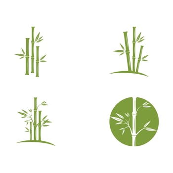 Bamboo Logo Template vector icon