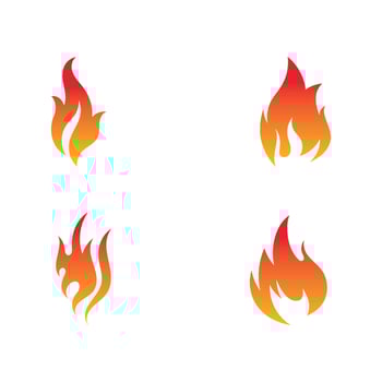Fire flame vector illustration design