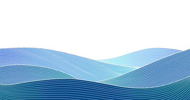 blue gradient wave background transparent png