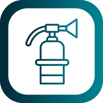 Fire Extinguisher Vector Icon Design