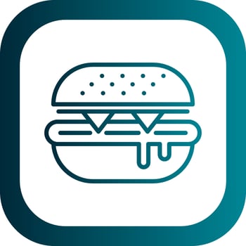 Burger Vector Icon Design
