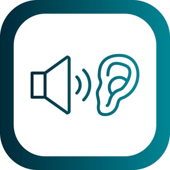 Noise Pollution Vector Icon Design