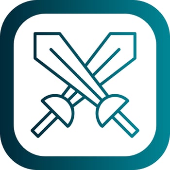 Swords Vector Icon Design