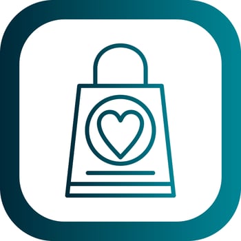 Shopping Bag Vector Icon Design