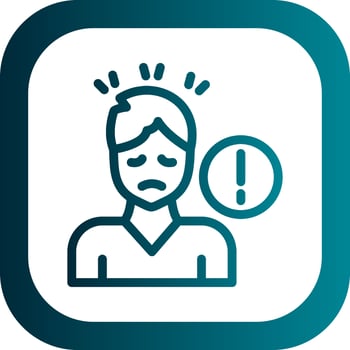 Panic Atack Vector Icon Design