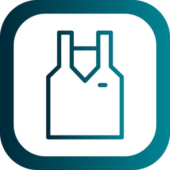 Tank Top Vector Icon Design