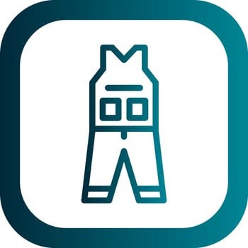 Coverall Clothes Vector Icon Design
