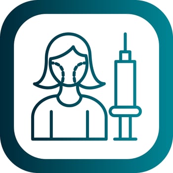 Cosmetic Surgery Vector Icon Design