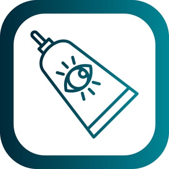 Eye Cream Vector Icon Design