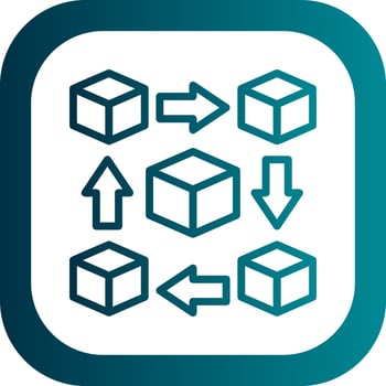 Blockchain Vector Icon Design