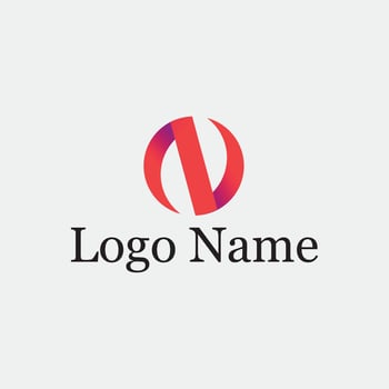 Royal brand 3d vector monogram letter abstract brand logo