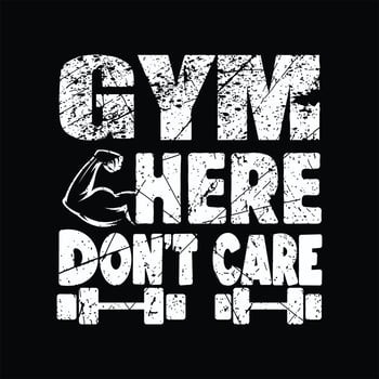Gym T-shirt Design vector