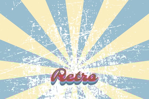 Retro horizontal poster background. Vintage shabby background. vector