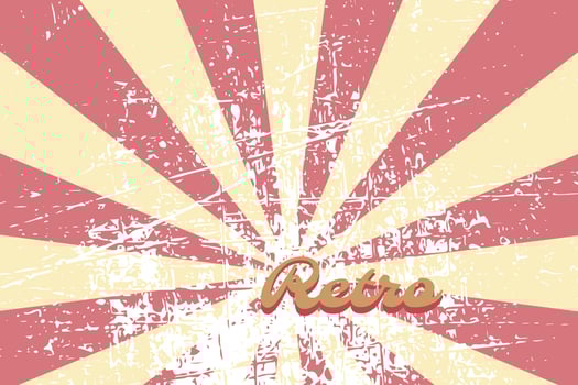 Retro horizontal poster background. Vintage shabby background. vector