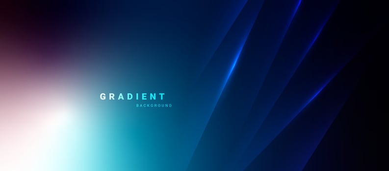 Blur gradient background glowing light effect vector