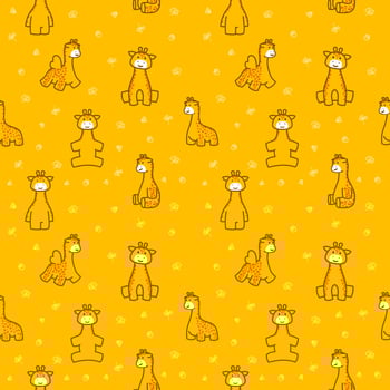 animal pattern giraffe vector