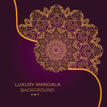 luxury ornamental mandala design vector