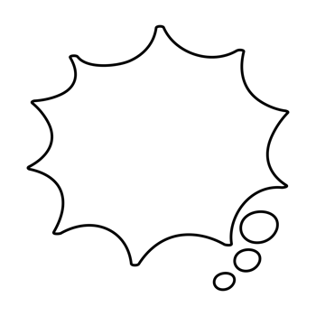 Speech Bubble png, Thought Bubble png, Comic bubble transparent free png
