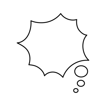 Speech Bubble png, Thought Bubble png, Comic bubble transparent free png