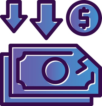 Bankruptcy Vector Icon Design
