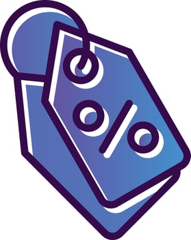 Discount Vector Icon Design