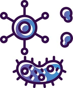 Bacteria And Virus Vector Icon Design