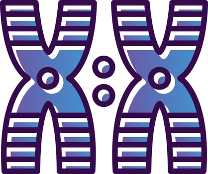 Chromosome Vector Icon Design