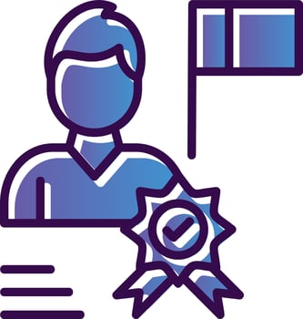 Ambassador Vector Icon Design