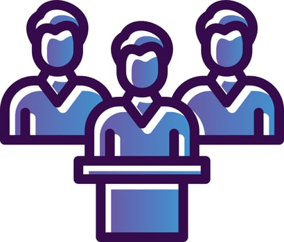 Leadership Vector Icon Design