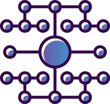 Concept Map Vector Icon Design