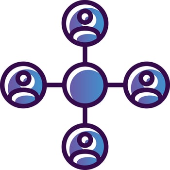 360 Degree Feedback Vector Icon Design
