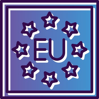 Eu Vector Icon Design