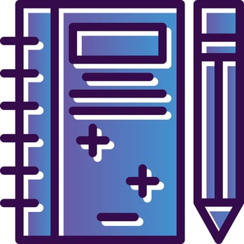 Notebook Vector Icon Design