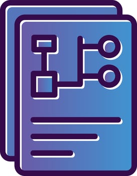 Workflow Vector Icon Design