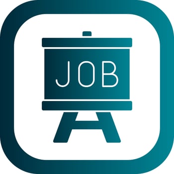 Job Board Vector Icon Design