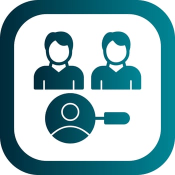 Headhunting Vector Icon Design