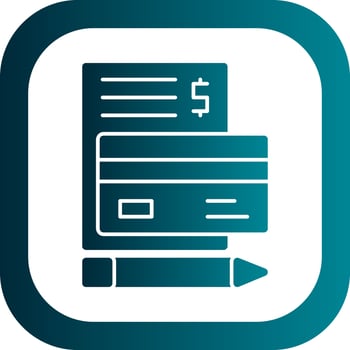 Business Credit Report Vector Icon Design