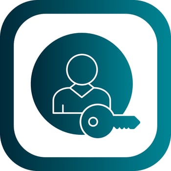 Key Accounts Vector Icon Design