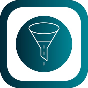 Funnel Vector Icon Design