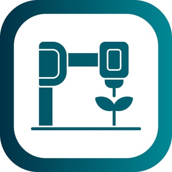Bioprinting Vector Icon Design