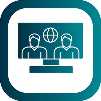 Online Community Vector Icon Design