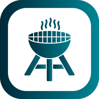 Grill Vector Icon Design